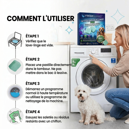FreshGuard™ – Profesjonalny środek do czyszczenia pralek